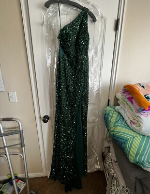Bliss Emerald Green Prom Dress Size 2
