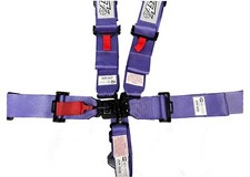 SFI Date 2026 Purple 5 Point 3" Wide Safety Race Harness Seat Belt Kit SFI 16.1