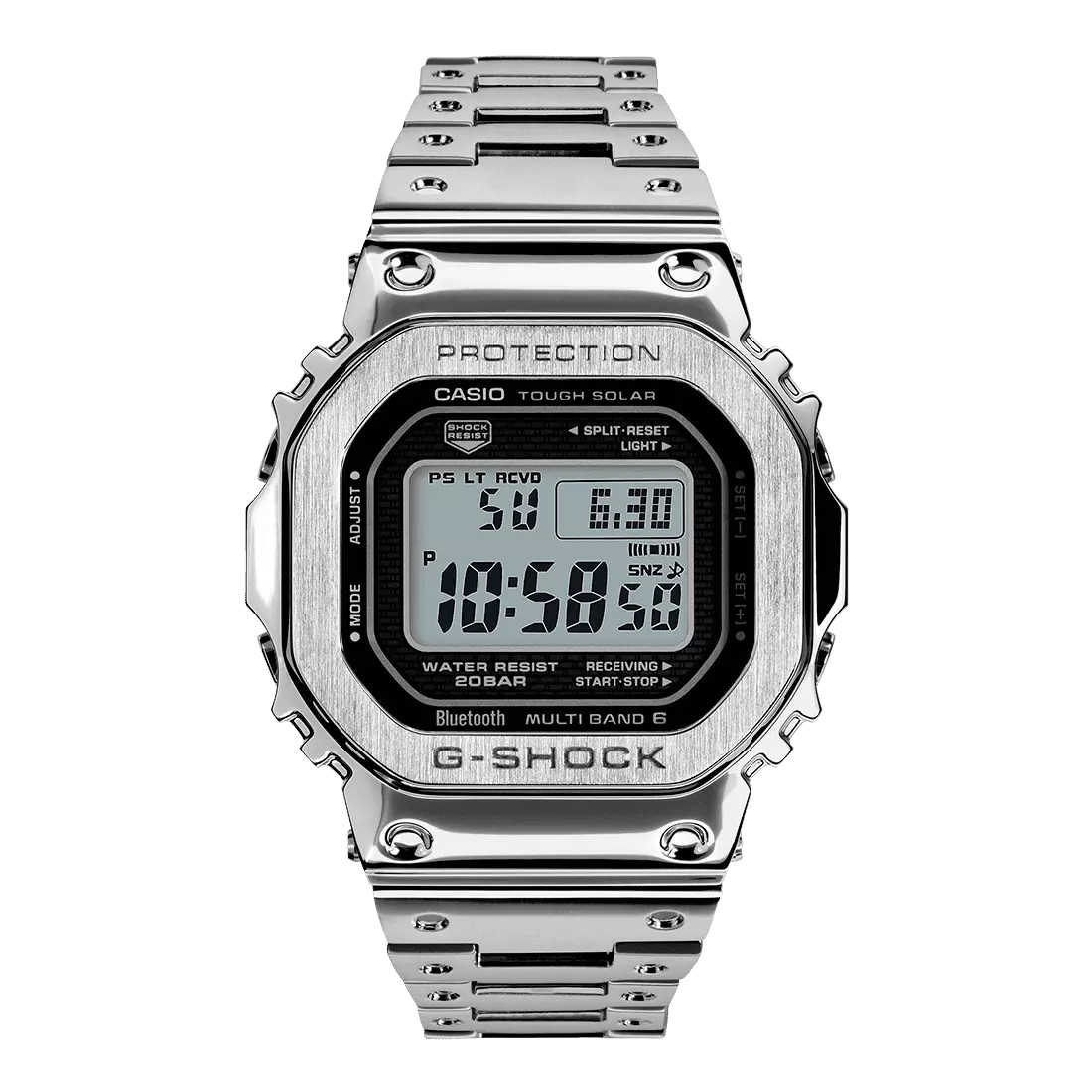 Brand New Casio G-Shock Full Metal Silver Watch GMW-B5000D-1ER (RRP £450.00)