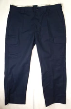 Red Kap Men's Work Chino Pants Dark Blue Cargo Pockets New Without Tags 42 x 30