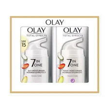 Olay Total Effects Anti-Ageing 7 in1 Day & Night , 37 ml x 2/ US Stock/ Gift Set