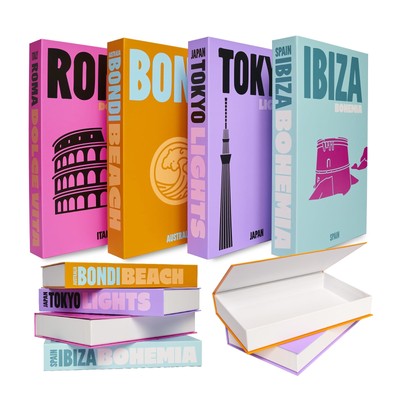 A3E Preppy Room Decor Aesthetic Decorative Books Coffee Table Multiple