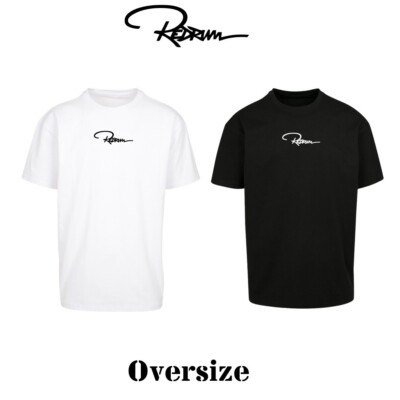 Redrum T-Shirt Oversize Tee  Oberteil T-Shirt Unisex bedruckt Baumwolle S - 3XL