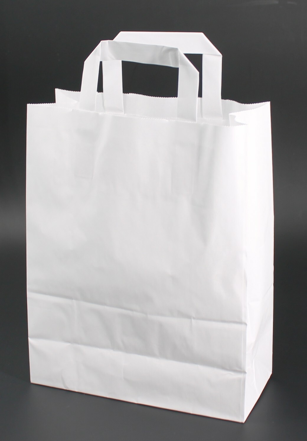 250 Papiertragetaschen / Papiertaschen weiß, 22 x 10 x 28 cm | eBay.de