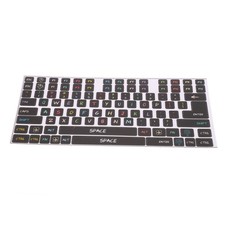 2 Pcs Keyboard Stickers PVC Decorative General Desktop Computer Keycaps Stickers