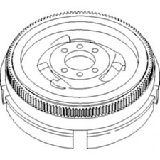 Flywheel With Ring Gear Fits John Deere 4520 4620 7020 Ar56075 R43110 R51870