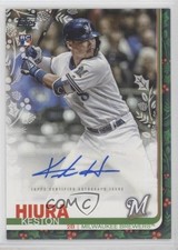 2019 Topps Holiday WalMart Mega Box Auto 42/200 Keston Hiura #WHA-KH Auto nd3