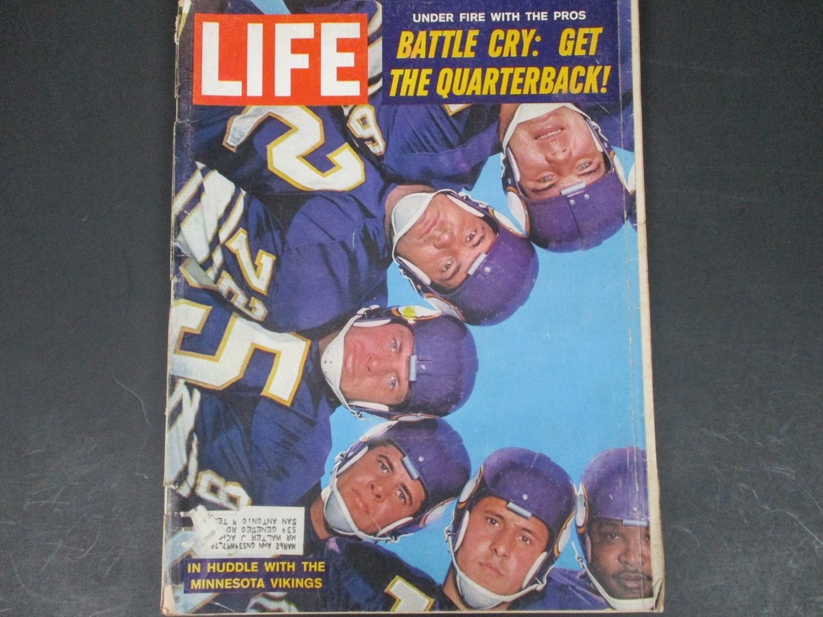 Life Magazine Minnesota Vikings RC Fran Tarkenton NFL November 17