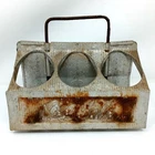 Vintage 1950s Coca-Cola Metal 6 Pack Bottle Carrier Coke Caddy Aluminum Holder