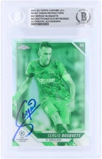 Autographed FC Barcelona Card Fanatics Authentic COA Item#14390261