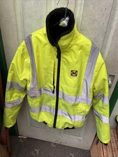 Hi Vis Foul Weather Insulated Jacket, Sm Morrisons Logo #2
