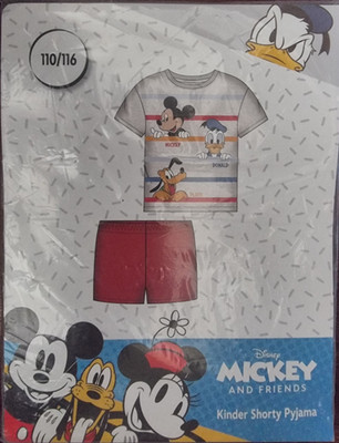 Disney Mickey and Friends Kinder Shorty Pyjama Gr110/116 Neu&OVP