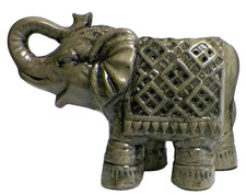 Better Homes & Gardens Gray 7” Elephant Ceramic Tealight Candle Holder