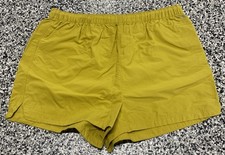 DSG Women's 3 in Notched Woven Shorts Pure Grounded Yellow DAW13108 XL