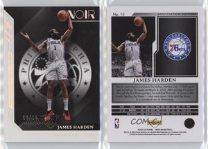2022-23 Panini Noir Association Edition Holo Silver /49 James Harden #13