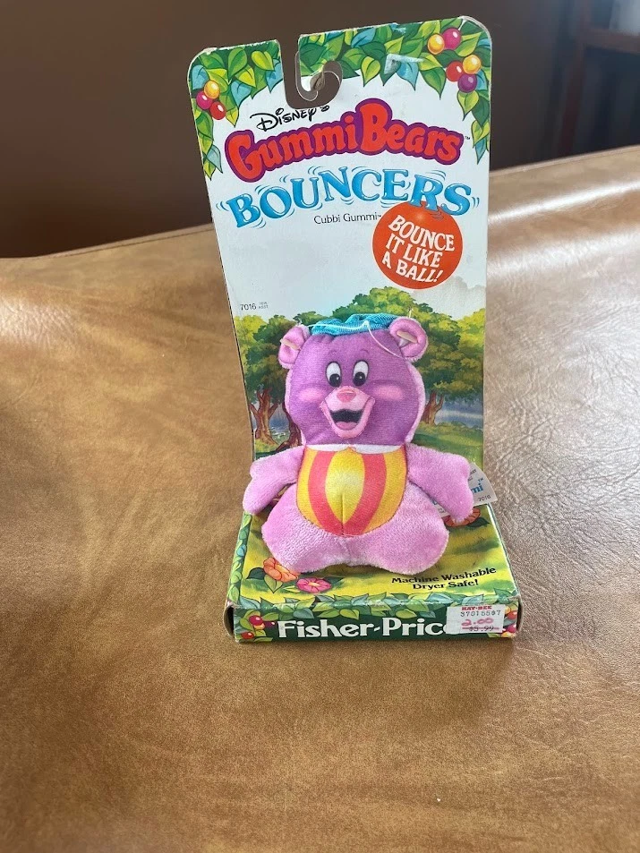 De colección Fisher Price Disney Gummi Bears Bouncers 1985 Nuevo de Lote Antiguo Raro Disney Cubi Nuevo Foto 4 de 4