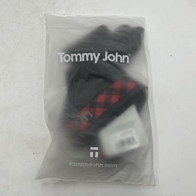 Tommy John Bralette Womens Small Black Red Buffalo Check Second Skin Modal Soft