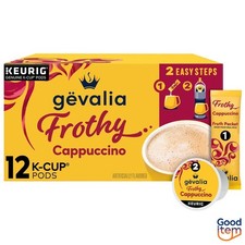 Gevalia Cappuccino Dark Roast Coffee Pods - 1...