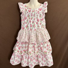 American Girl Doll x Love Shack Fancy Floral Ruffle Garden Dress 6 Girls