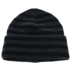 SUPREME 16AW LOGO VERTICAL RAYÉ BONNET TRICOT BORDURE NOIRE Occasion d8525766