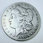 1890-CC $1 Morgan Silver Dollar 90% Silver Very Fine Condition #4480