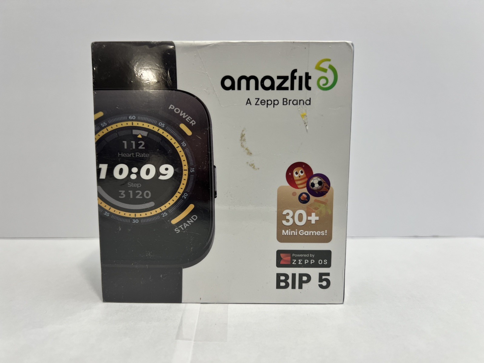 New in Box Amazfit (A2215-BLACK) BIP 5 Smart Watch, Soft Black FACTORY SEALED