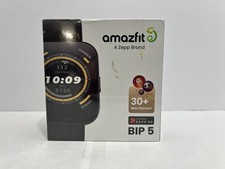 New in Box Amazfit (A2215-BLACK) BIP 5 Smart Watch, Soft Black FACTORY SEALED