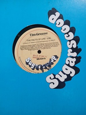 Tim Greene~The Facts of Life / The Dub of Life 12'' Single~Electro~Hip-Hip