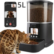 Automatic Cat Feeder with Camera Video/Audio APP Control Cat Dog Food Dispenser