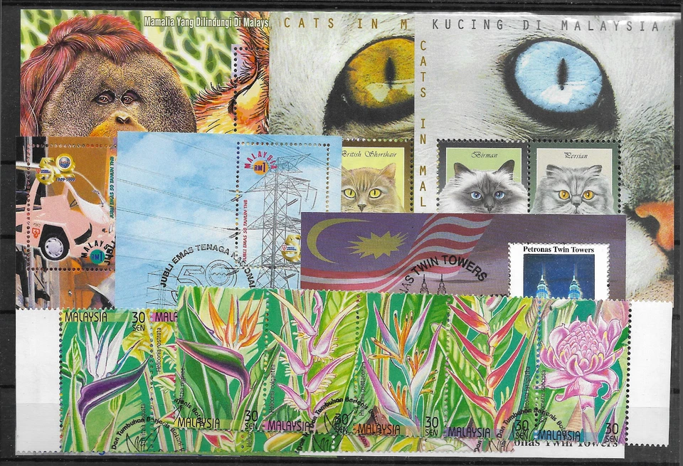 MALASIA @ 1999 BUENOS Juegos +M/S Usado Buen Precio @Az.832 - Imagen 2 de 2