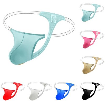 Ice Silk G-String Schlafzimmer Seidenartiger Stoff 85% Nylon 15% Elasthan Atmung