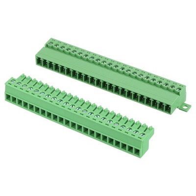 22 Pin Screw Terminal Block Connector, 3.81mm PCB Mount Screw Terminal