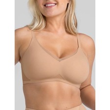 Honeylove CrossOver Bra Sand Beige Wireless Support Size Large 38B/C LWBROSO2V3