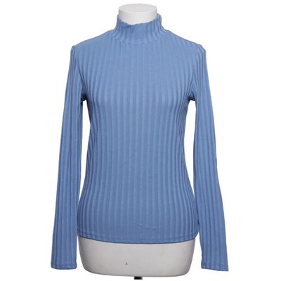 Mango, Langarmshirt, Größe: M, Blau, Elasthan/Recyceltes Polyester/Viskose #813