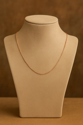 Gold Halskette aus 18 Karat Roségold   45 cm auch in Weißgold erhältlich 