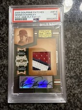 2005 Donruss Prime Patches Dennis Eckersley Hall of Fame Jumbo Patch Auto #1/1