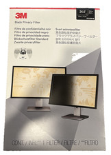 NEW 3M PF240W1B 24" Widescreen computer Monitor Desktop LCD Black Privacy Filter