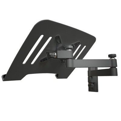 Laptop Wand Halterung schwenkbar neigbar mit Notebook Tablet PC Adapterplatte