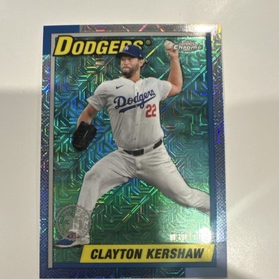 Topps 2025 Series 1 1990 Chrome Insert Clayton Kershaw Dodgers T90C-13 Baseball