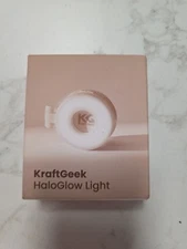 KraftGeek Halo Glow Magnetic Phone Ring Light Portable White