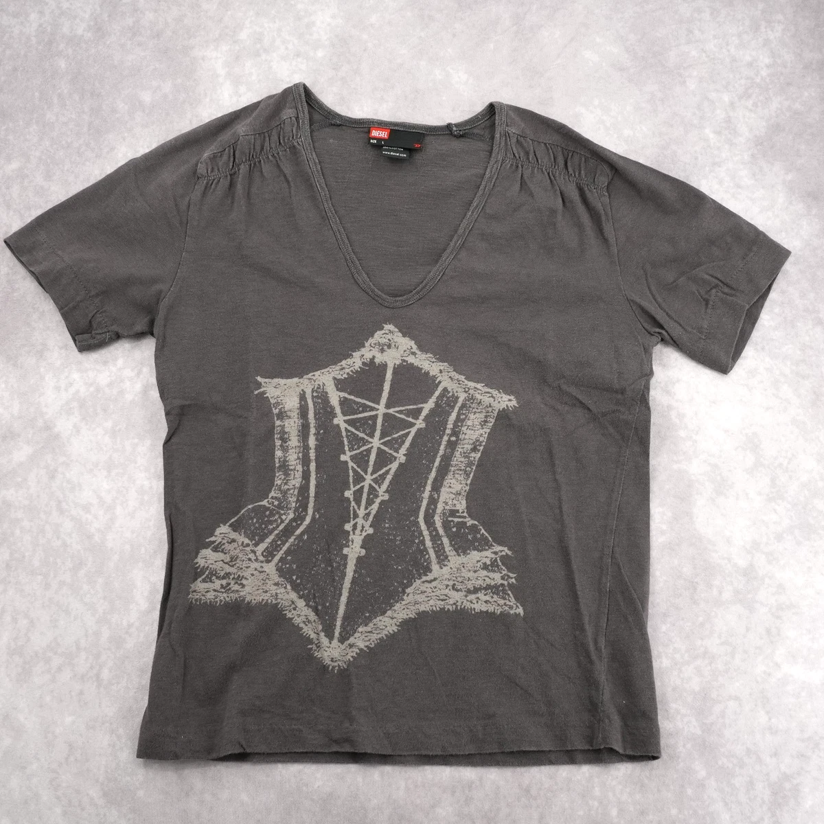 T-SHIRT MAGLIETTA DIESEL DONNA LIVY Tg. S WOMEN'S SPRING