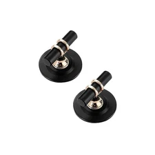 2 Pack Self-Stick Cabinet Handle Knobs Metal Drawer Knob Pull Helper with Adh...