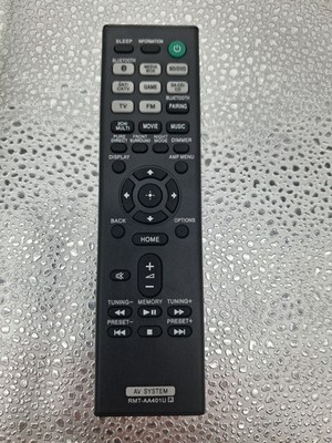 RMT-AA400U Replaced Remote for Sony AV Receiver STR-DH190