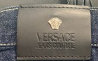 Vintage 90s Versace Jeans Couture Men's Indigo Straight Leg Denim Jeans Sz 36 — photo 8