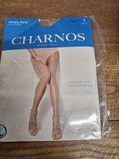 Image of Charnos Medium Natural Tan 7 Denier Simply Bare No Toes Tights