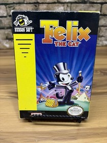 Felix the Cat Nintendo NES Hudson Soft 1992 CIB With Box Manual Dust Sleeve
