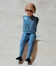 Rare Vintage Cox 1/32 Scale Slot Car Full Body Driver Articulated Joints Painted