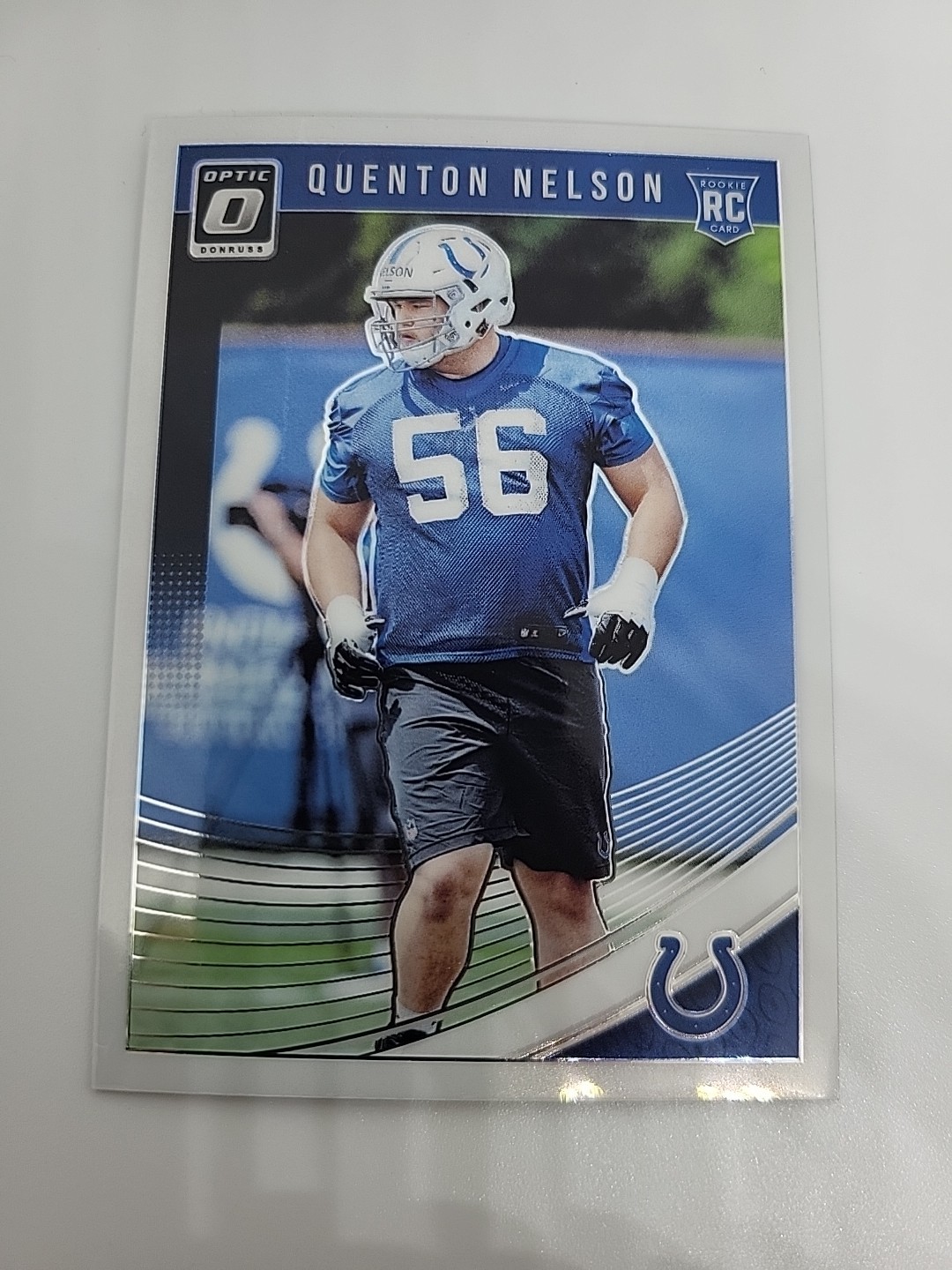 2018 Donruss Optic Rookie #101 Quenton Nelson RC Indianapolis Colts