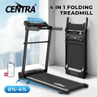 Centra Folding 4 in 1 Treadmill Running Machine Walking Pad Bluetooth LED Remote