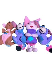 Mattel Winnie the Pooh Plush Lot Kanga and Roo Vintage 1997 , Eeyore, Piglet